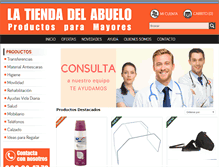 Tablet Screenshot of productosparamayores.com